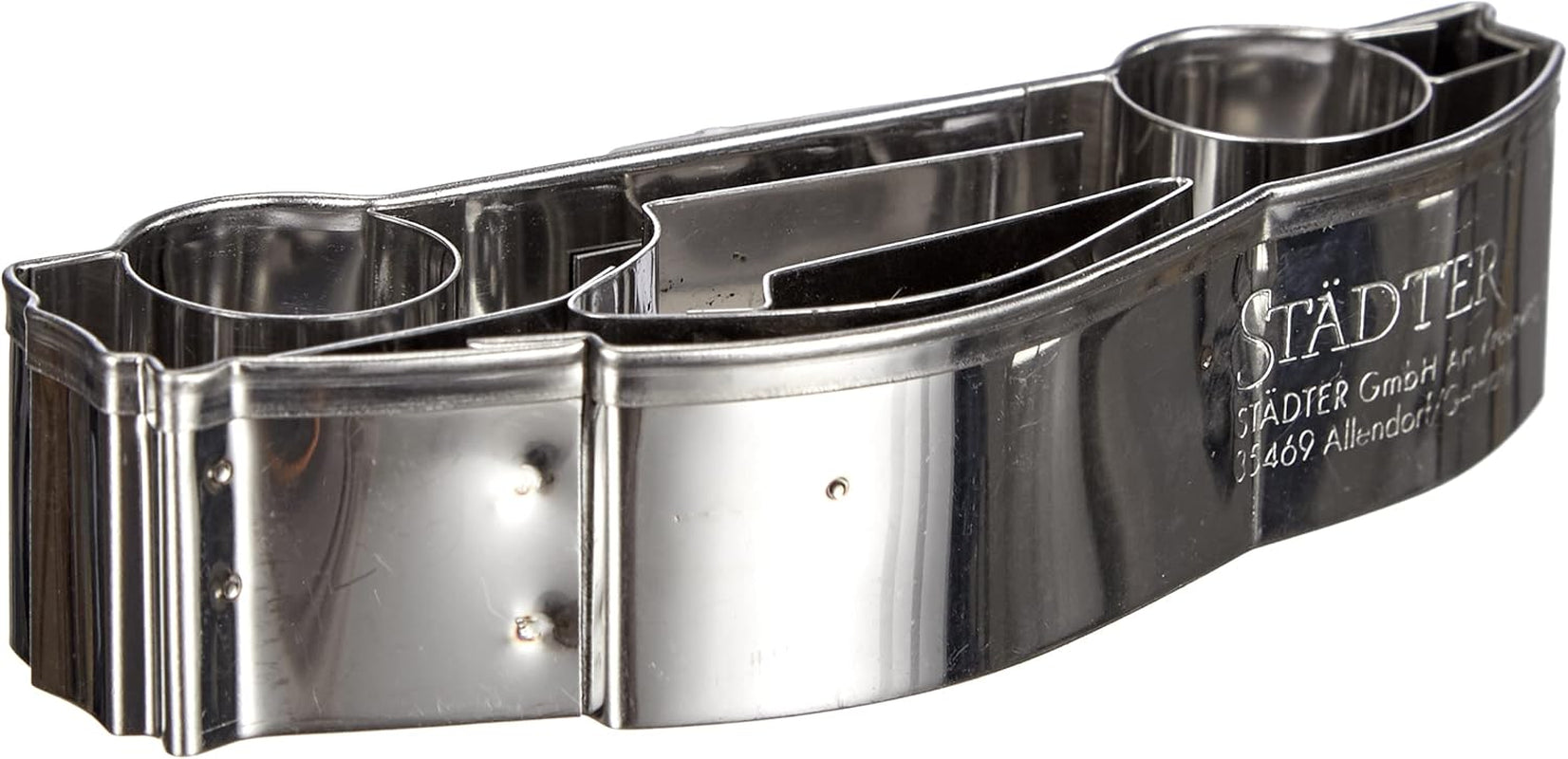 Boîte à biscuits Städter, acier inoxydable, argent, 9 cm