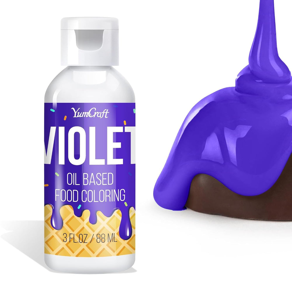 Colorant alimentaire liposoluble – Colorant alimentaire à base d'huile pour chocolat, crème au beurre, bonbons, glaçage – Colorant alimentaire concentré à base d'huile pour la pâtisserie, la cuisine, le fondant (blanc, 88 ml)