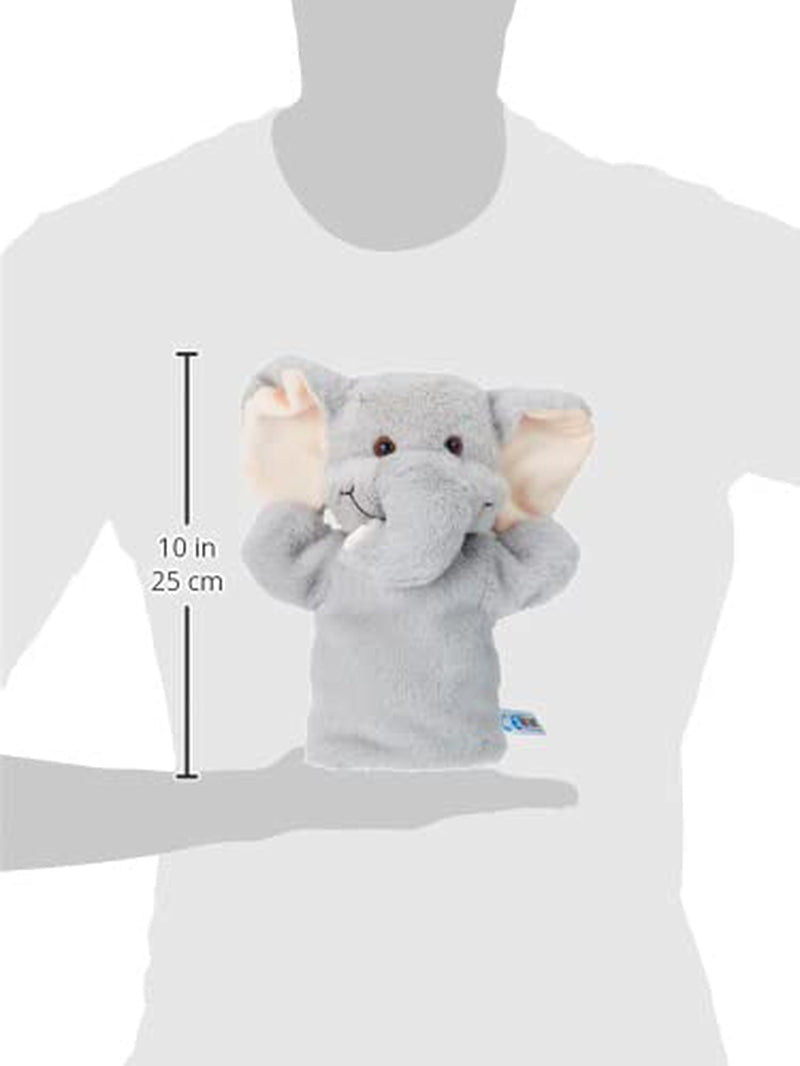 394070 Marionnette éléphant, gris Jouets Bebe Naty Shop