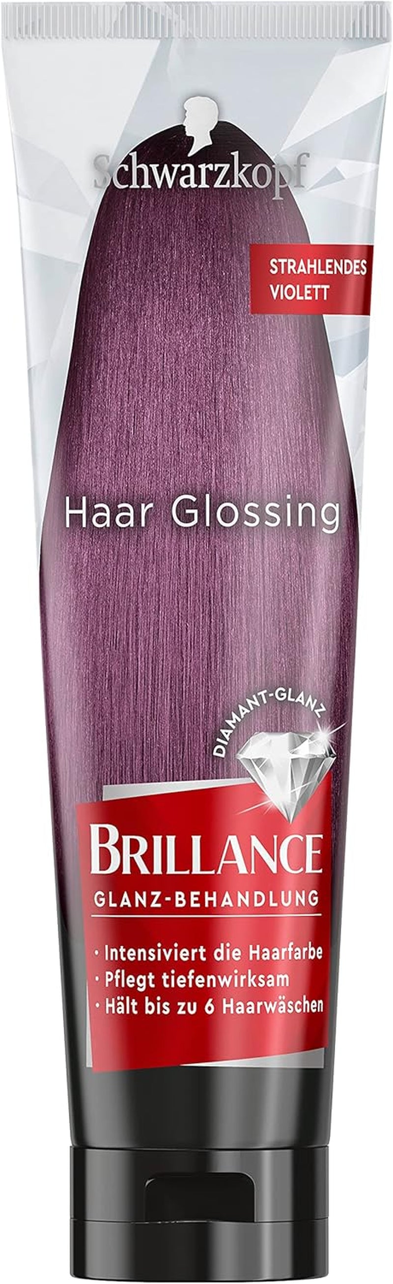 Brillance Shine Treatment, Hair Glossing Radiant Violet (150 ml), nourrit et intensifie la couleur des cheveux, peut être utilisé comme masque capillaire, dure jusqu'à 6 lavages de cheveux Naty Shop Radiant Violet Hair Dye 1 Ml (Pack de 1)