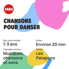 Personnage sonore, chansons pour danser - chansons - jouet, version française, enfant à partir de 0 ans Bebe Toys Naty Shop
