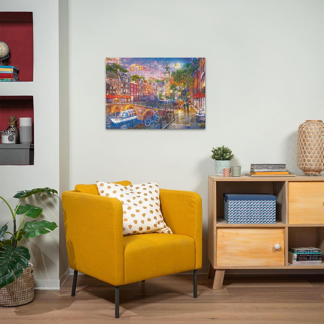 Ravensburger Puzzle 12000884 Sunset Amsterdam - Puzzle 1000 pièces pour adultes à partir de 14 ans Puzzle Naty Shop