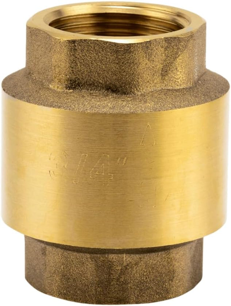Supapă intermediară Gardena Brass: Supapă de sens unic din alamă masivă, filet de 42 mm (G 1 1/4 inch) pentru conectarea la pompe (7232-20)