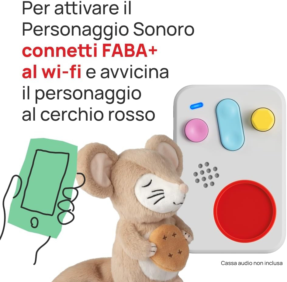 Peluche - Tutti a Nanna avec Oscar ! - Histoires et contes sonores pour les enfants à partir de 10 mois - A écouter avec des histoires, version italienne Jucarii Bebe Naty Shop