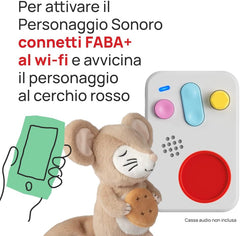 Peluche - Tutti a Nanna avec Oscar ! - Histoires et contes sonores pour les enfants à partir de 10 mois - A écouter avec des histoires, version italienne Jucarii Bebe Naty Shop