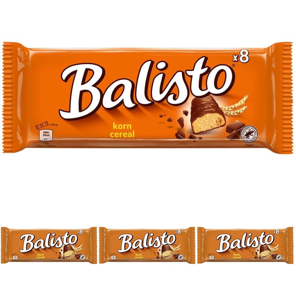 BALISTO® Multipack Muesli, céréales et raisins secs, 8x18,5g
