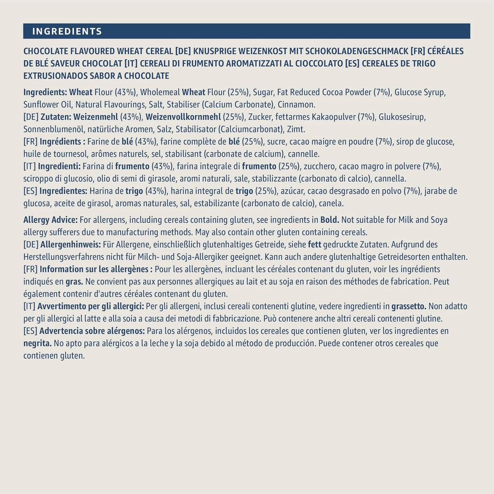 Barres de chocolat d'Amazon, 375g