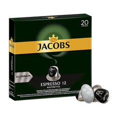 Kaffeekapseln Espresso Ristretto, Intensität 12 von 12 & Kaffeekapseln Krönung Crema, 200 Nespresso kompatible Kapseln, 10er Pack, 10 x 20 Getränke, 1040 g