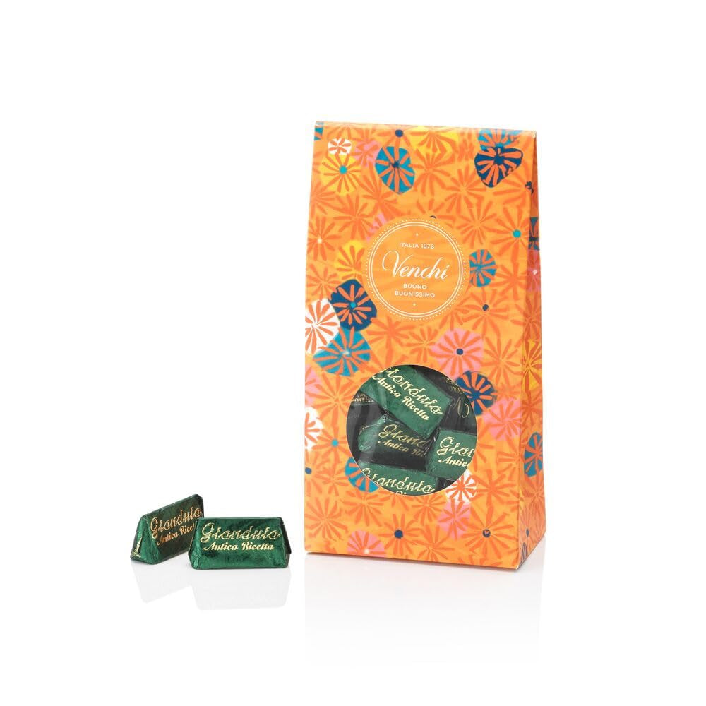 Venchi – Collection Murrine – Coffret chocolat Gianduiotto Antica Ricetta, 300g – Aux noisettes des forêts du Piémont IGP – Idée cadeau – Sans gluten