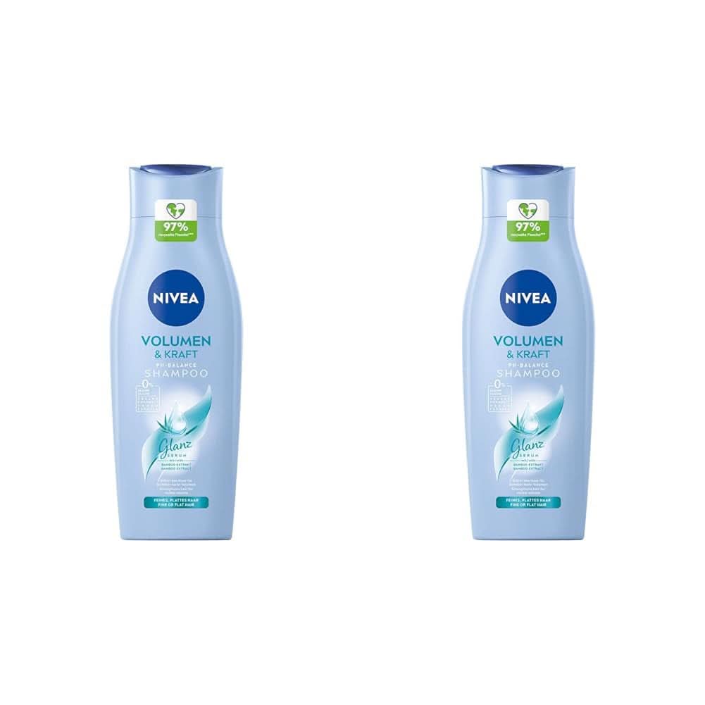 NIVEA Volume Wonder Shampoing fortifiant, shampoing volume, 50 ml Douche et bain Naty Shop 2 x 400 ml