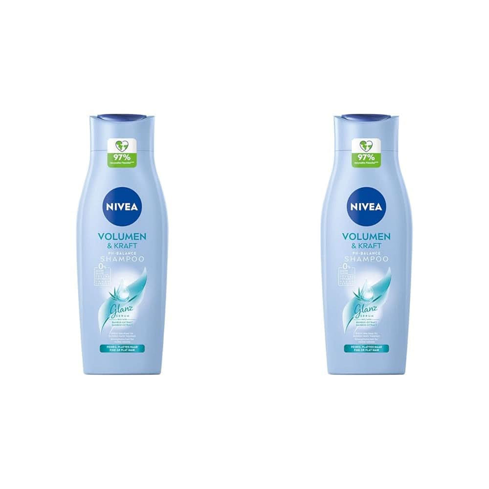 NIVEA Volume Wonder Shampoing fortifiant, shampoing volume, 50 ml Douche et bain Naty Shop 2 x 400 ml