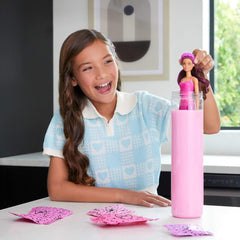 Poupée et accessoires Barbie Color Reveal, série Ballerine, 6 surprises à déballer, y compris changement de couleur, inspirées de la principale tendance du ballet (les styles peuvent varier), poupées HRK17 Naty Shop