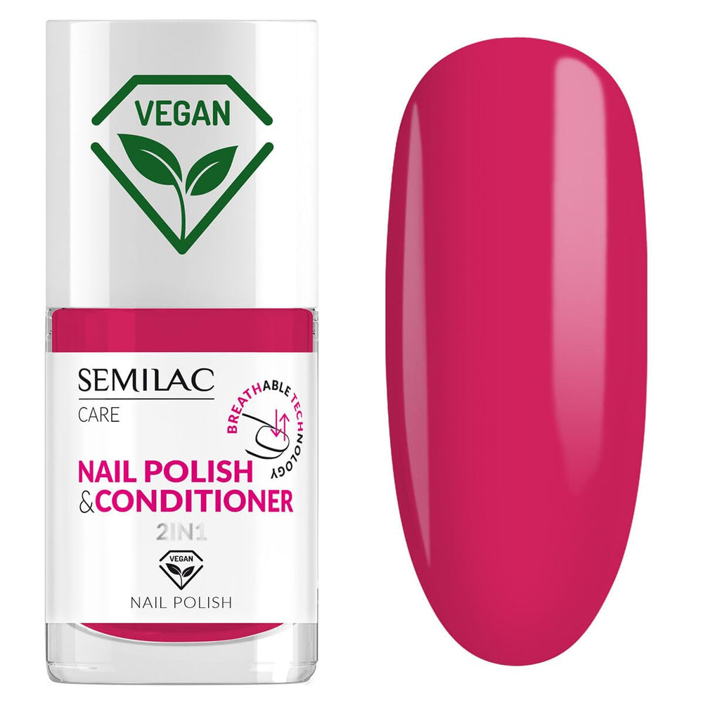 Semilac 030 Vernis à ongles classique Semilac avec revitalisant 2 en 1 TECHNOLOGIE RESPIRANTE 7 ml