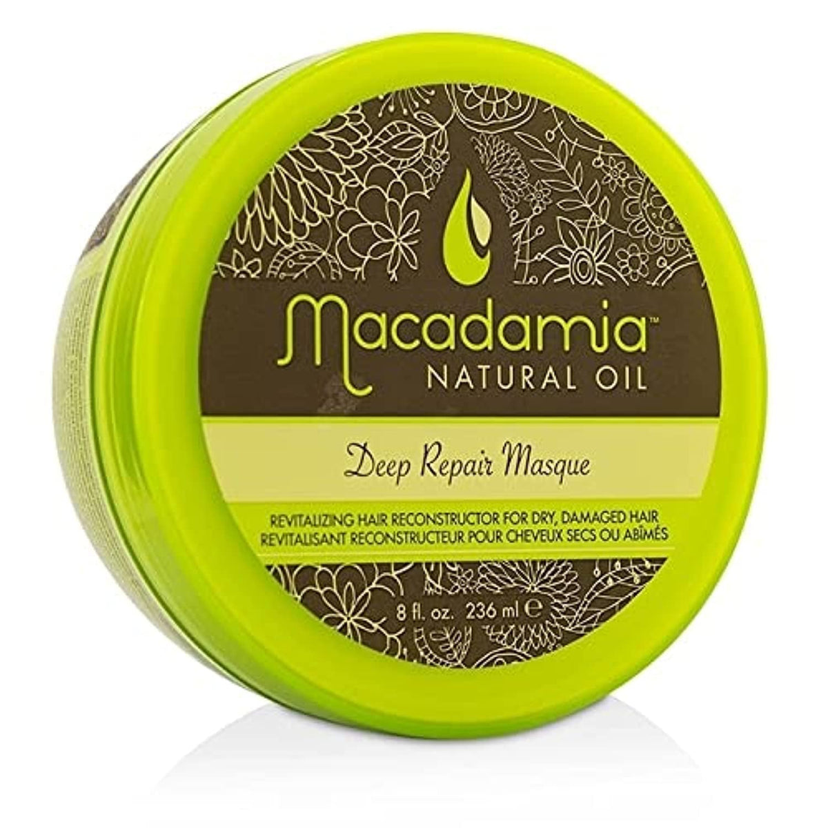 Masque de réparation en profondeur à l'huile de macadamia unisexe 8,5 oz Masque Naty Shop Masque capillaire Titre par défaut