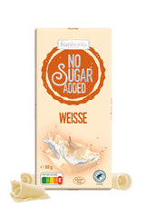 CHOCOLAT frankonia SANS SUCRE AJOUTÉ Chocolat blanc sans gluten, 80 g