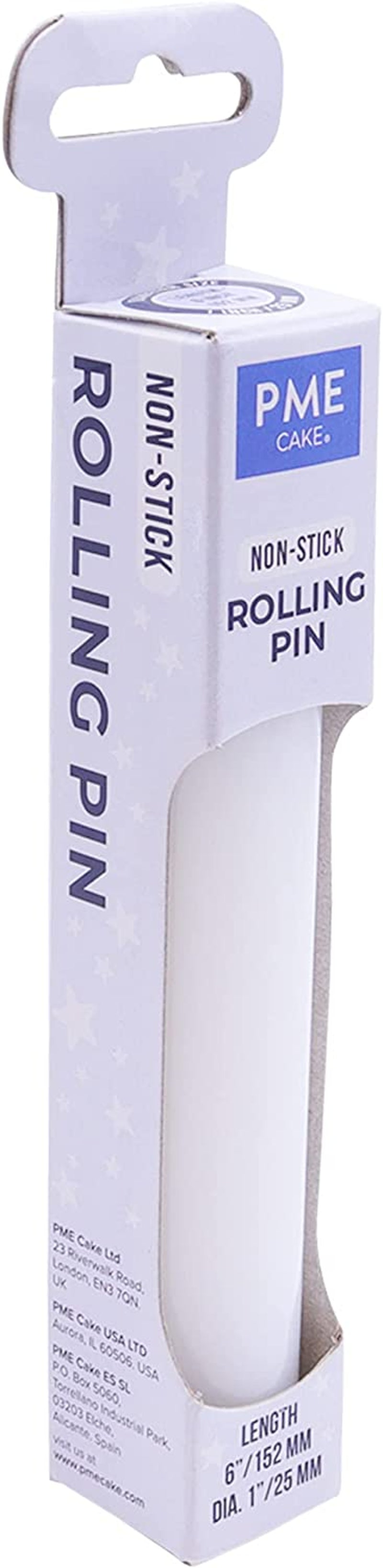 PP85 Rouleau à Pâtisserie Antiadhésif en Polyéthylène 15 cm, Plastique, Blanc, cm, 21,08 x 6,06 x 2,08 cm, 1 Unité