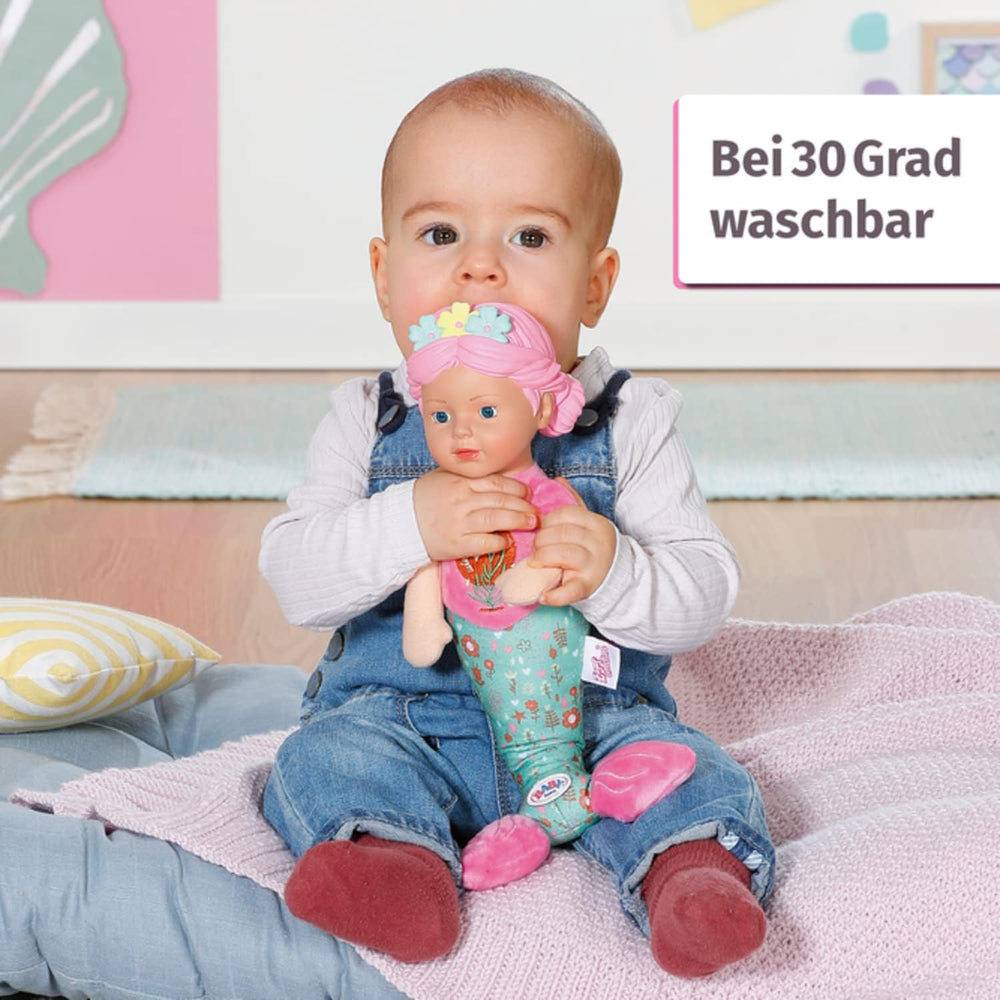 BABY born Sirène pour bébés, poupée douce lavable, poupée sirène avec tête en vinyle souple, 33 cm de haut, 832288 Zapf Creation