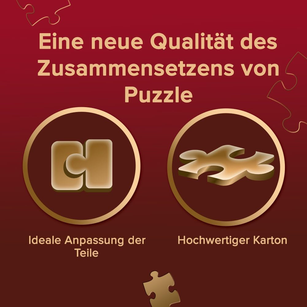 Trefl Premium plus Quality - Puzzle Tea Time : Maisons Stoney Lane - 1000 pièces, Série d'images peintes nostalgiques, Assortiment idéal de pièces, Pour adultes et enfants à partir de 12 ans Puzzle Naty Shop