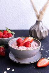 RUF Vegan Porridge Red Berry Oats, Porridge aux fraises et framboises, 60 grammes Céréales Naty Shop