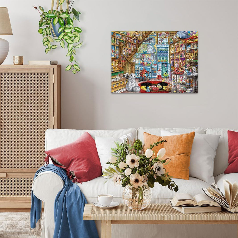 Ravensburger Puzzle 12000527 - Dans le magasin de jouets - Puzzle Disney 1000 pièces pour adultes et enfants à partir de 14 ans Puzzle Naty Shop