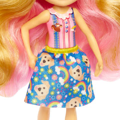 Enchantimals City Tails Gerika Golden Retriever Familie - Puppe mit 3 Tierfiguren, abnehmbarem Rock und Schuhen, fördert fantasievolles Spielen, für Kinder ab 4 Jahren, HHB85