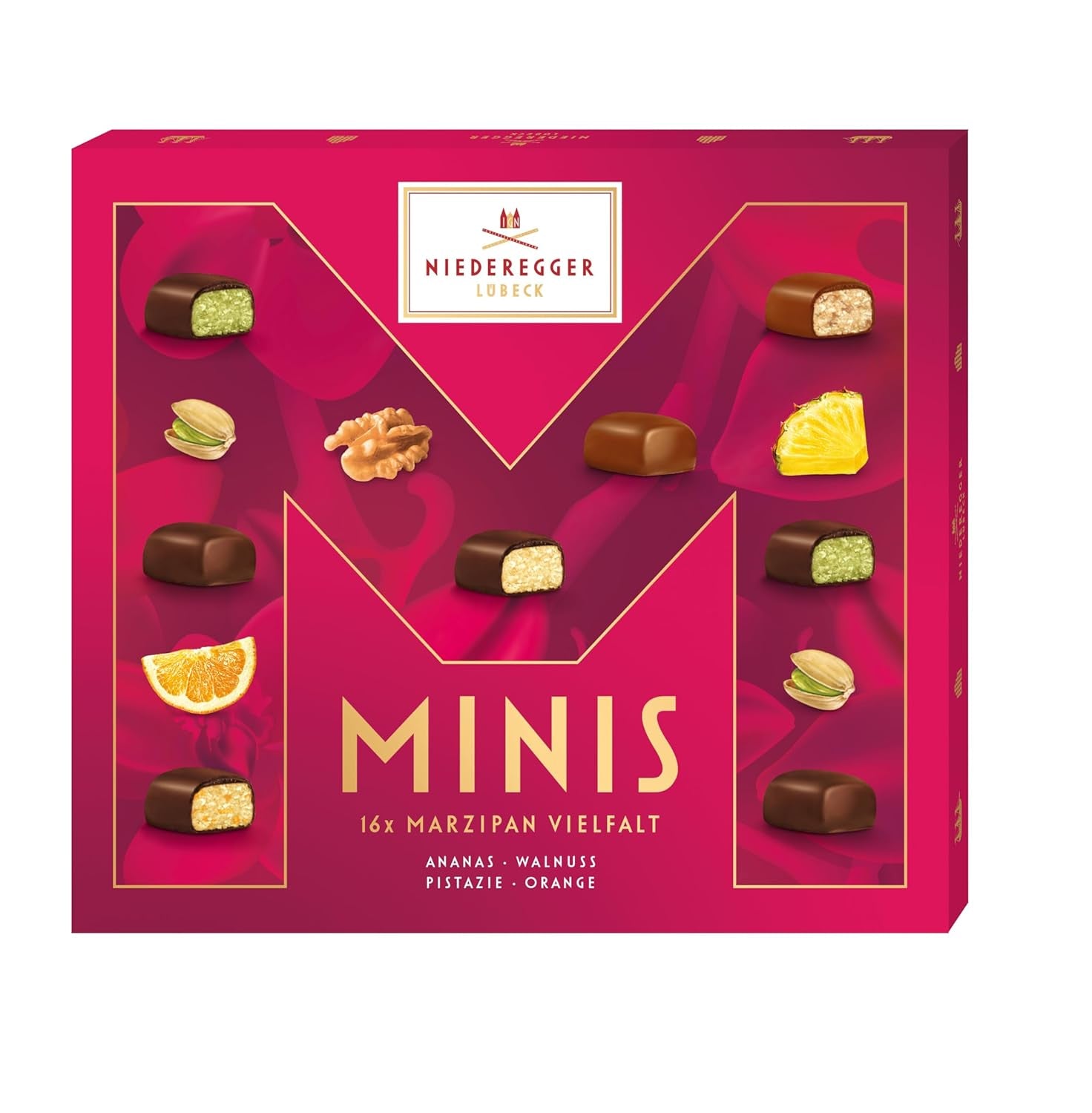 Variété de massepain Niederegger Minis 112g