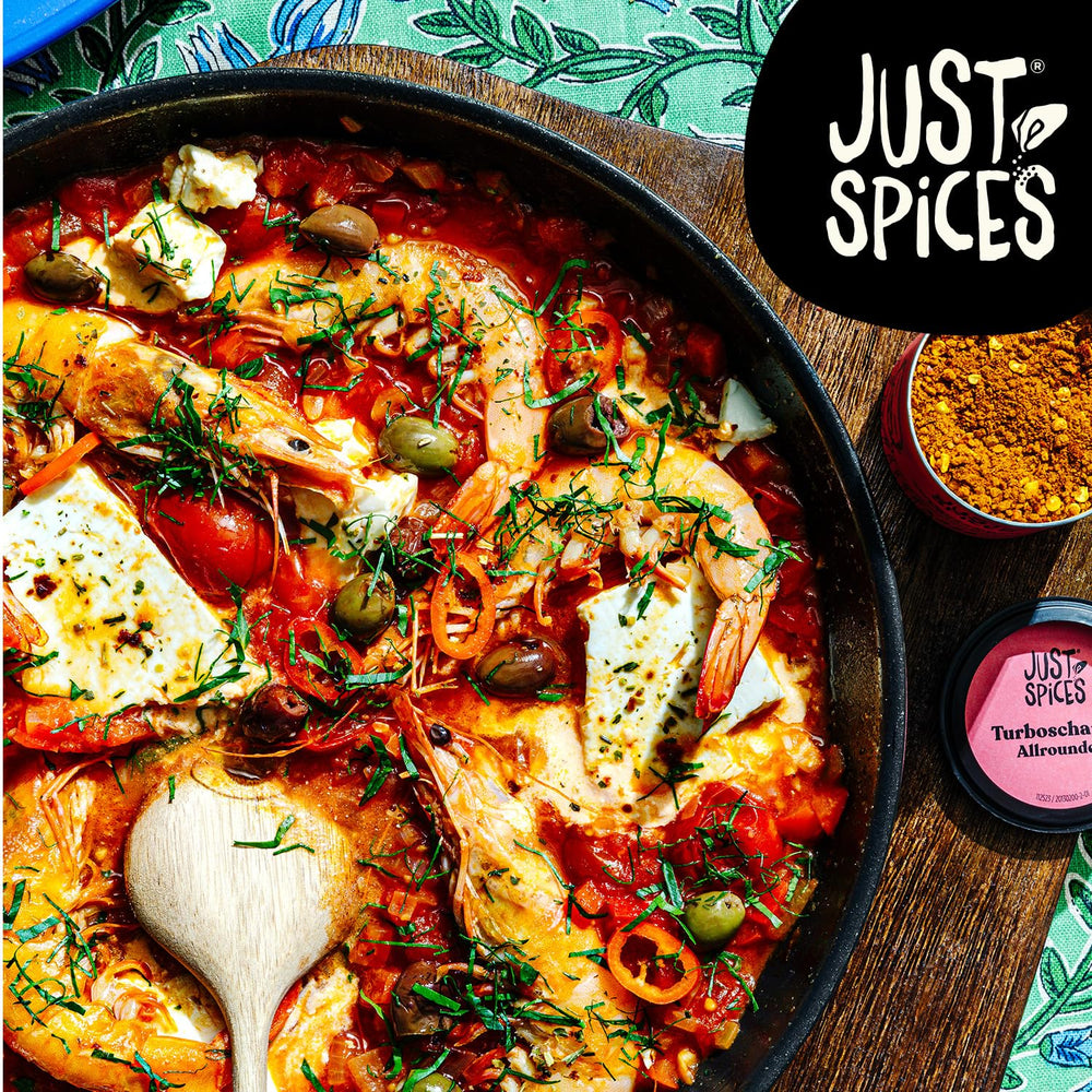 Just Spices Turbo Sharper Allrounder I More Wumms für jedes Gericht mit dreifach Chili I Gewürzdose, 61 g