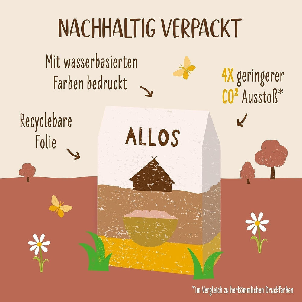 ALLOS Croquant Amarante Nobleuss | Muesli bio Noix Avoine Céréales pour les petites Céréales Naty Shop