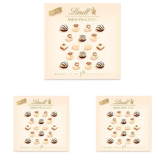 Chocolat - Mini Pralines Blanches | 90g | Coffret de 18 pralines en 6 délicieux assortiments | Cadeau de chocolat | Cadeau Chocolat (Pack de 3)