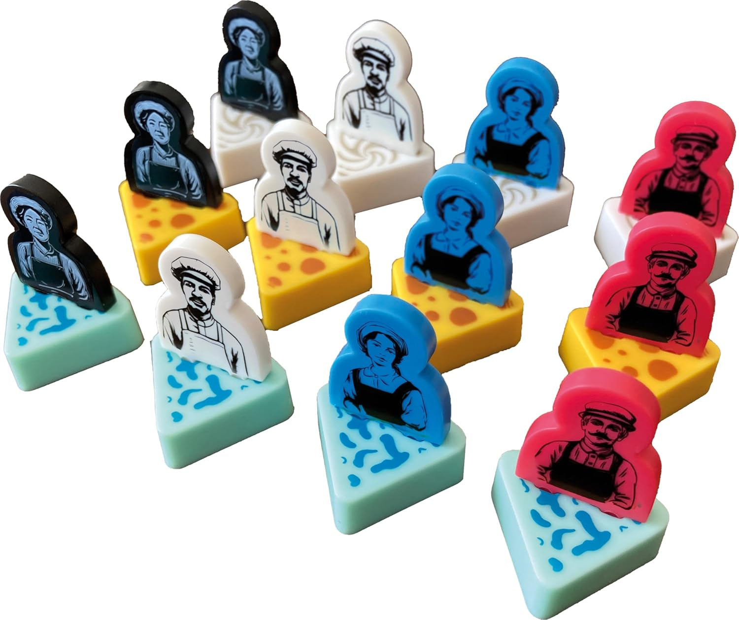 Asmodee - Cheese - Road to Infamy - Jeu de société stratégique - Placement d'ouvrier - Master Cheese - 14 ans et plus - 1 à 4 joueurs - 40 minutes - Version française