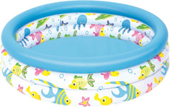 Piscină pentru copii Bestway, Coral Kids, 102 x 25 cm, 51008, Multicolor, 102 x 102 x 25 cm