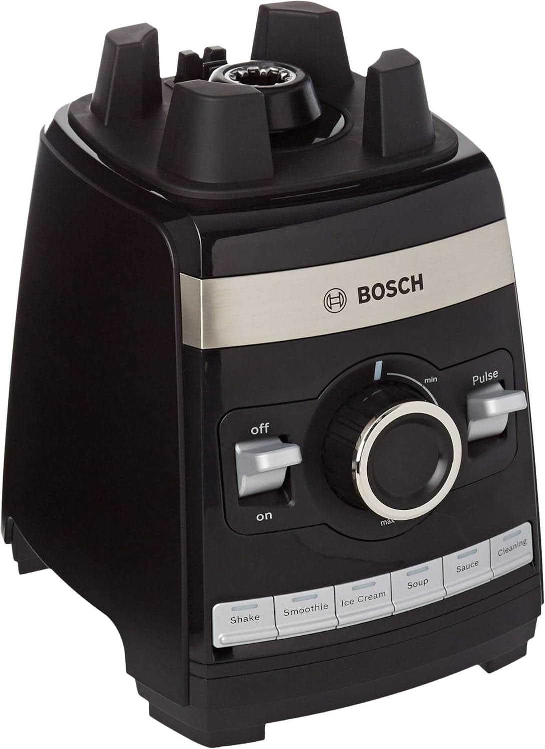 Bosch Batteur sur socle Vitaboost MMBH6P6B, 6-Klingen-Edelstahlmesser, 2.5L Tritan-Mixbehälter, Stopfer, 6 Automatikprogramme, Rezeptbuch, Bpa-Frei, Einfache Reinigung, 45 000 U/Min, 1600 W, Schwarz Mother and Child Naty Shop