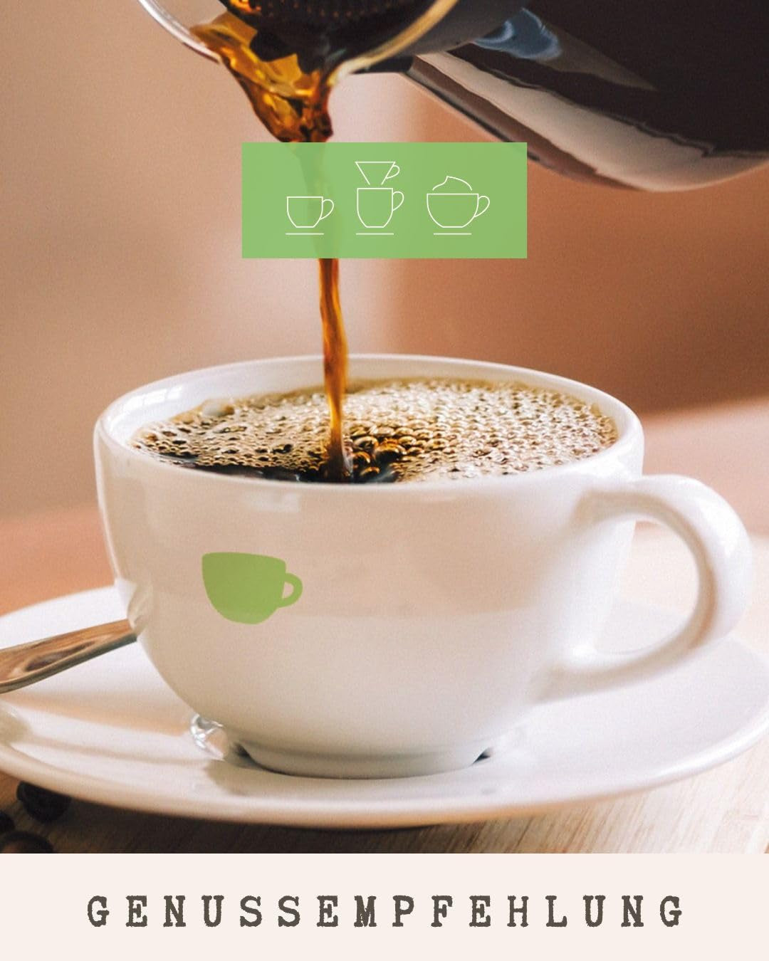 Café - Raos I 100% Arabica I Kaffeebohnen 250g I Idéal pour les automates, les cafetières et les presses françaises avec chocolat, nussigen Aroman I Dunkle Röstung