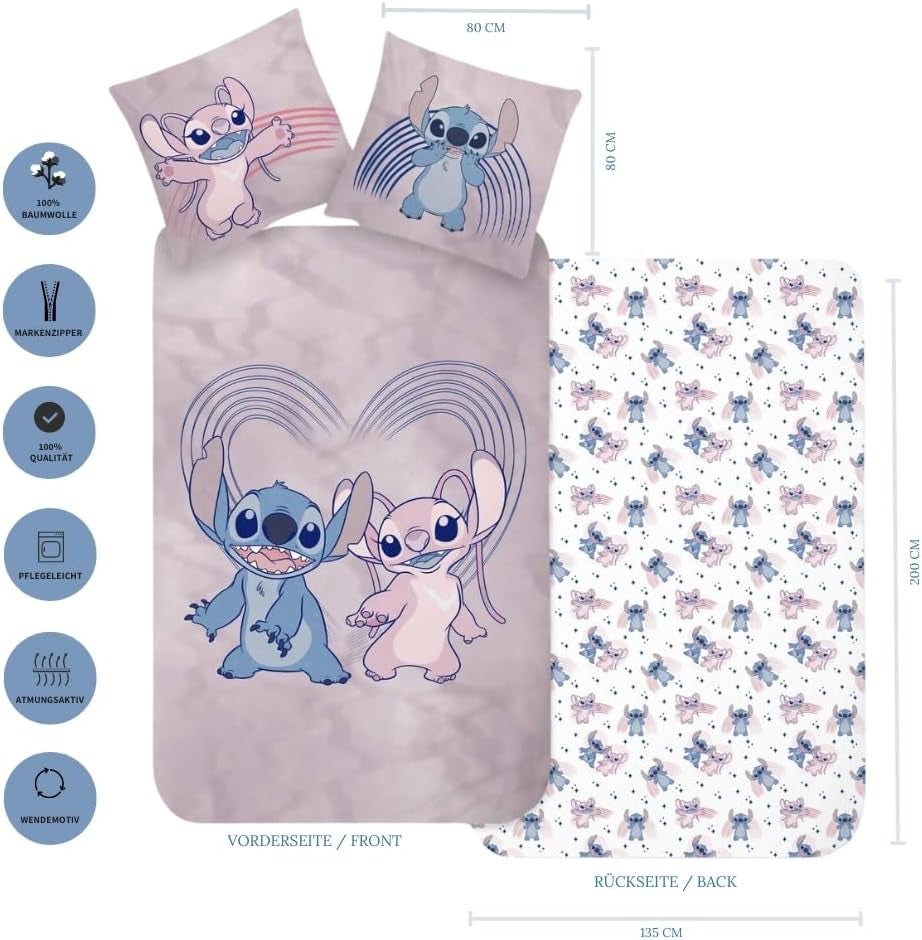 Linge de lit point, coton Linge de lit - enfant Naty Shop