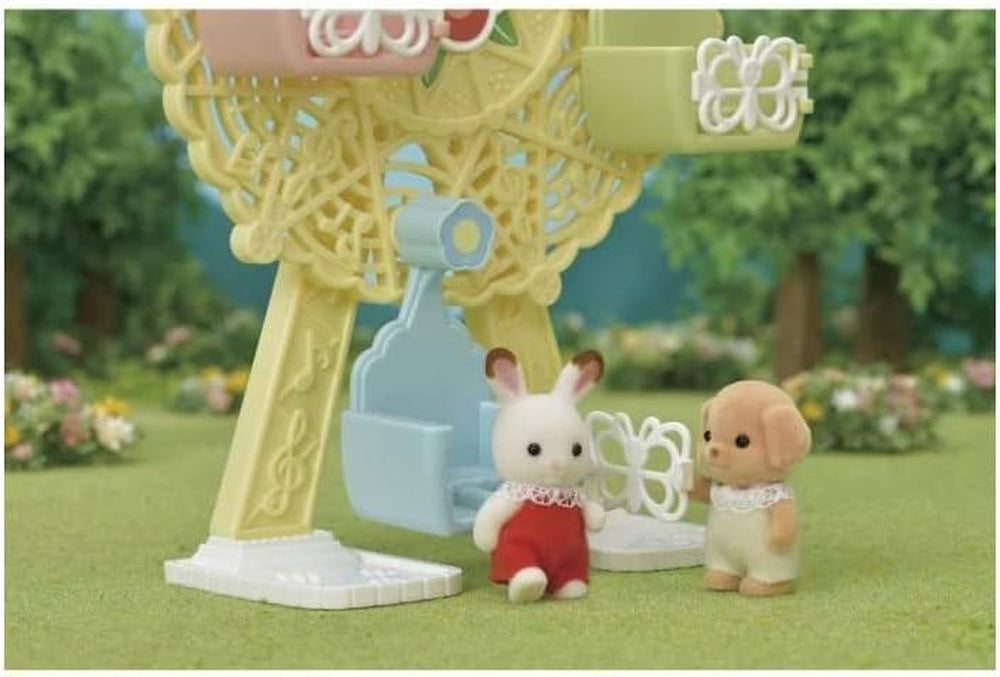 Sylvanian Families 5333 Baby Abenteuer Riesenrad - Puppenhaus Spielset