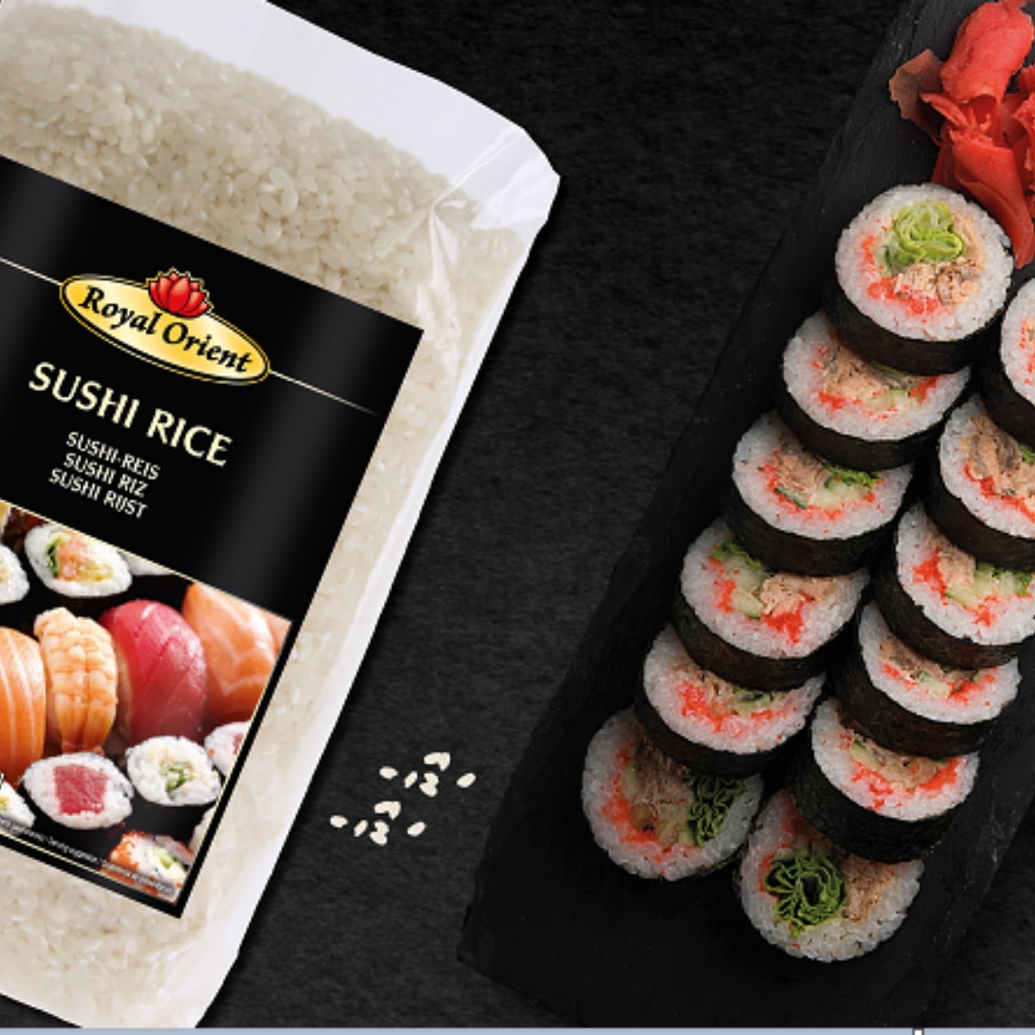 Royal Orient - Riz pour Sushi - (1 X 1 KG)