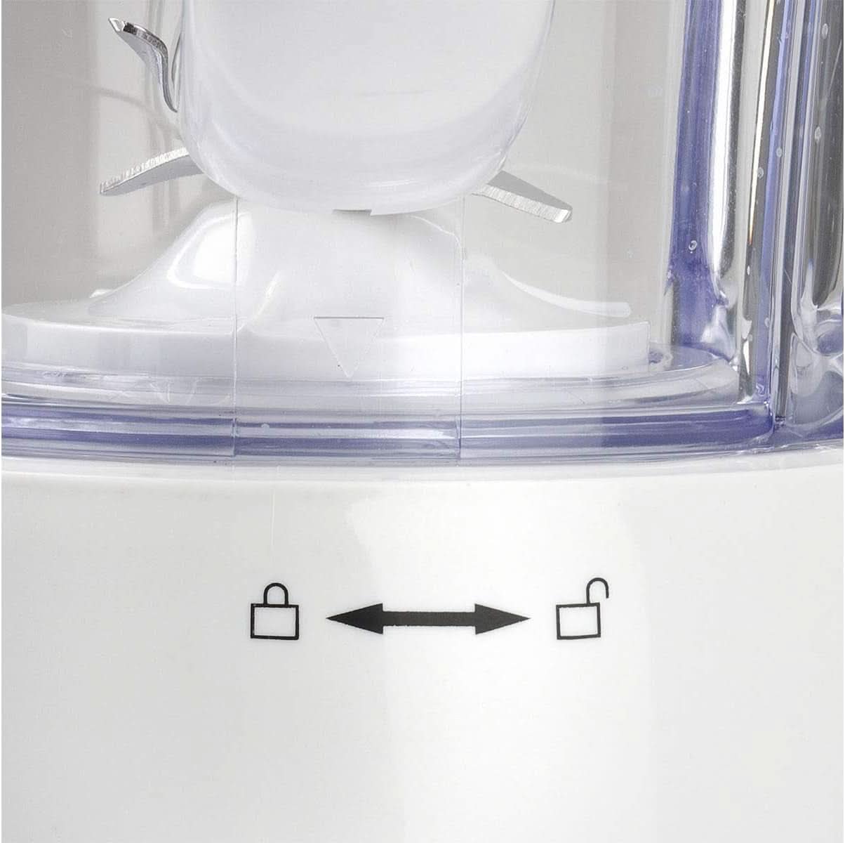 Girmi FR46 Mélangeur électrique, 1,5 litre, 2 vitesses avec fonction impulsion, 4 plaques de cuisson, plateau de mesure, balance avec balance, système de sécurité, blanc/rouge Kitchen Naty Shop