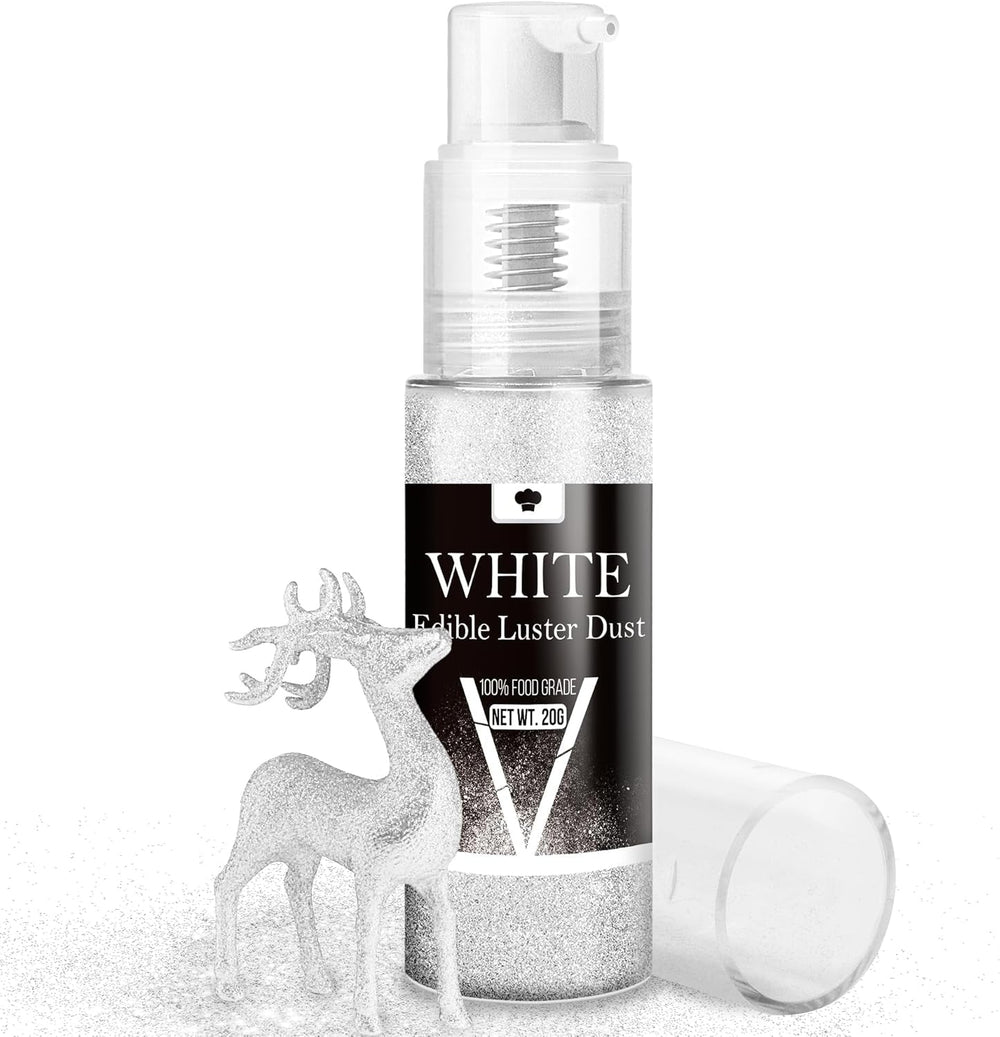 Ensemble de spray à paillettes comestibles – 20 g de poussière de paillettes irisées pour boissons, champagne, gâteaux – Colorant alimentaire métallique comestible pour cocktails, vin, liqueur, pâtisserie, gâteaux