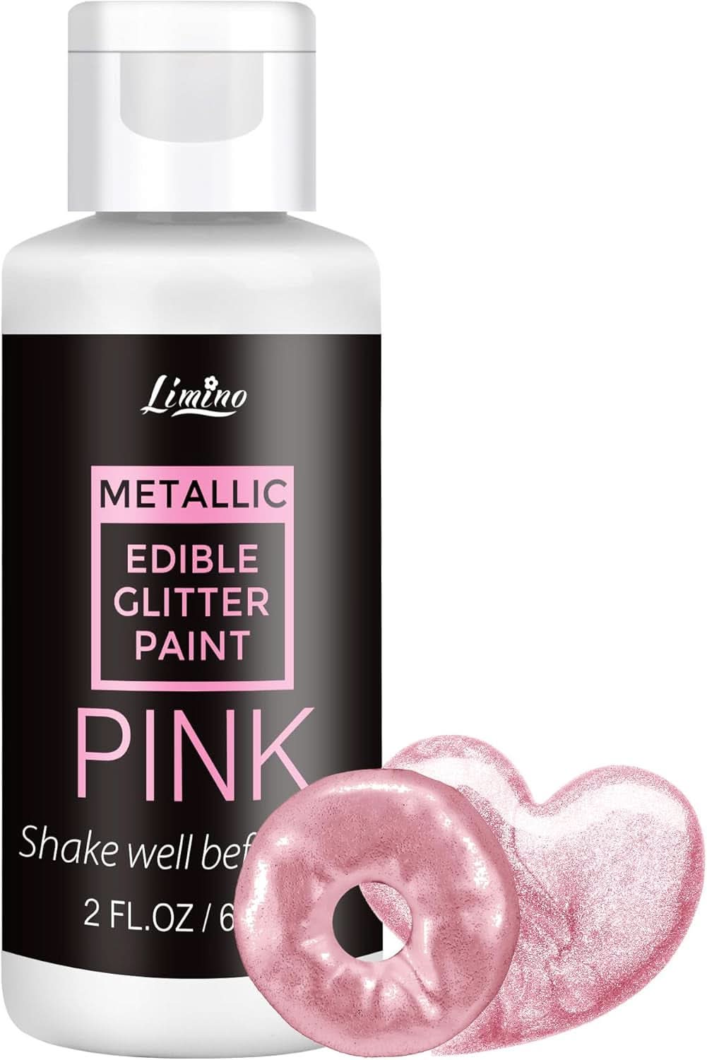 Paillettes alimentaires liquides, 60 ml Naty Shop Rose