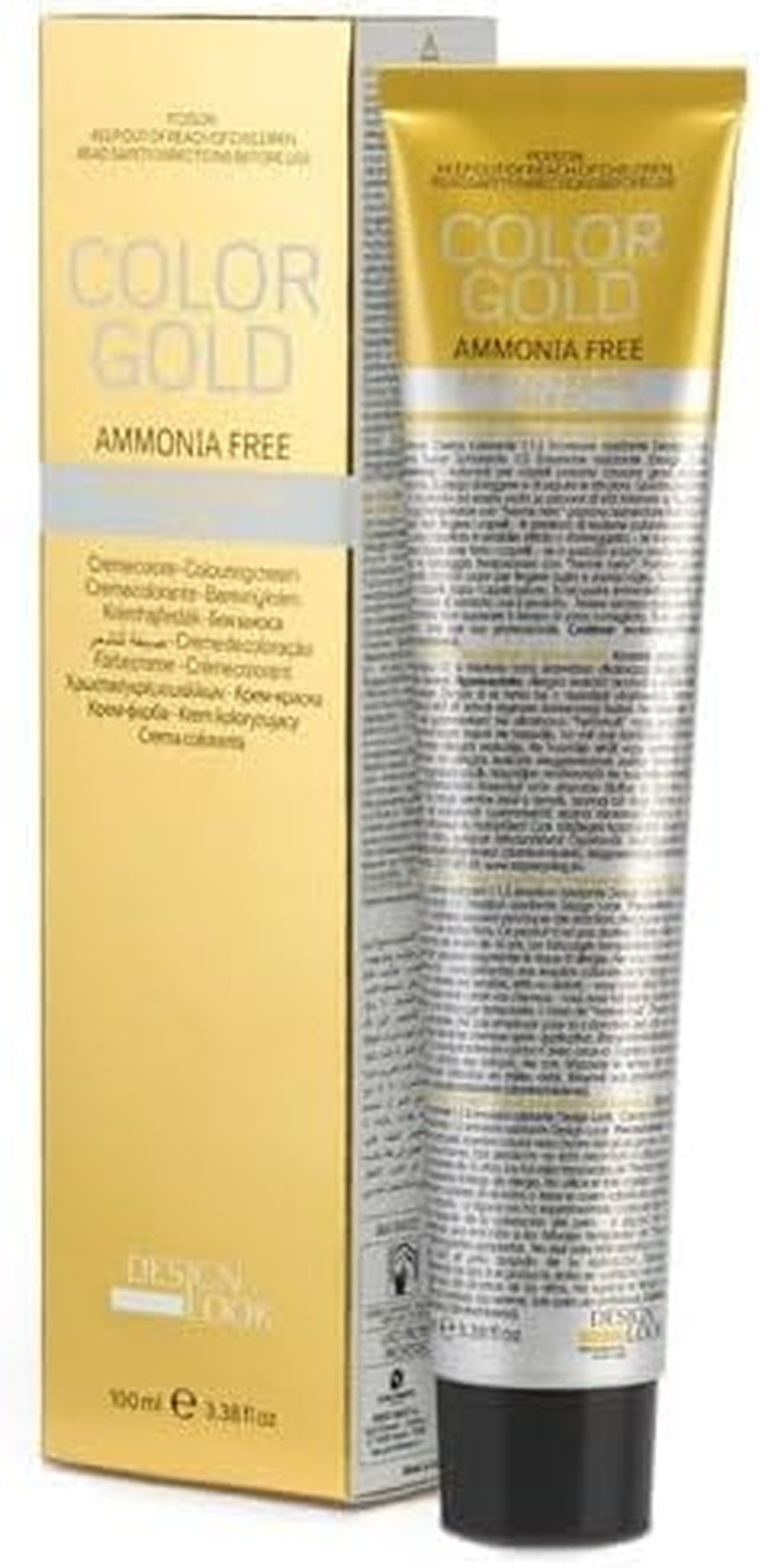 - Crème colorante Color Gold 7.0 Blond - 100 ml - Teinture capillaire professionnelle avec revêtement gris Coloration capillaire Naty Shop 7,0 kg 100 Ml (1 paquet)