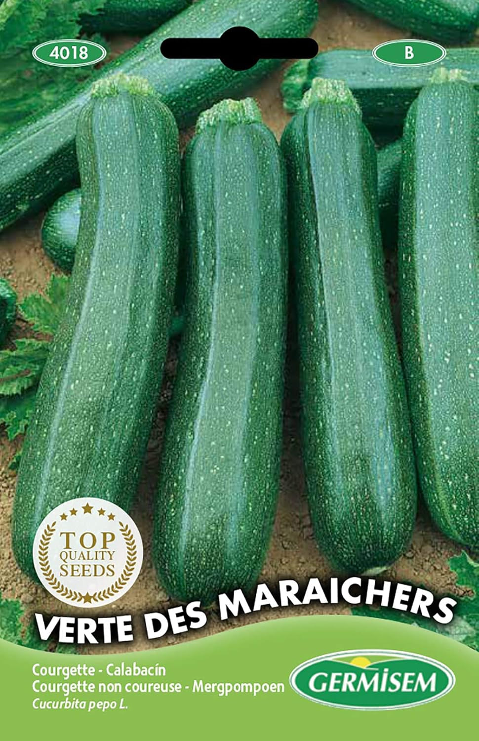 Zucchini VERTE DES MARAÎCHERS, Mehrfarbig, EC4018