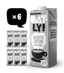 Oatly Barista Haferdrink Barista Edition, longue durée de vie 1 litre (paquet de 6)