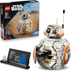 LEGO Star Wars 75452 Der Astromech-Droide BB-8 - Sammelbares 3D Modell zum Bauen und Ausstellen - DIY Deko - Geschenk zum Vatertag für alle Fans