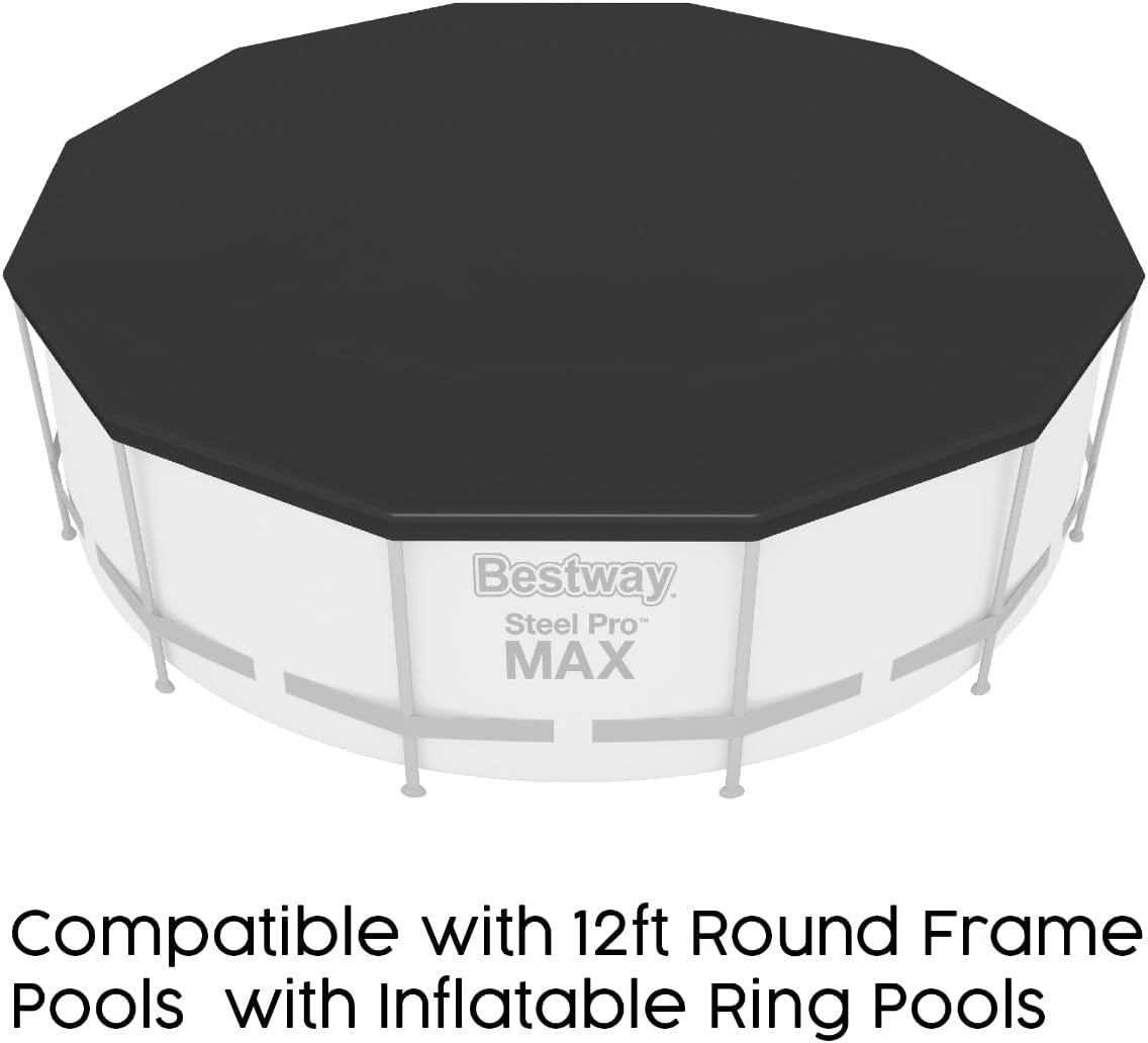 Prelată Bestway PVC Ø 370, neagră, rotundă