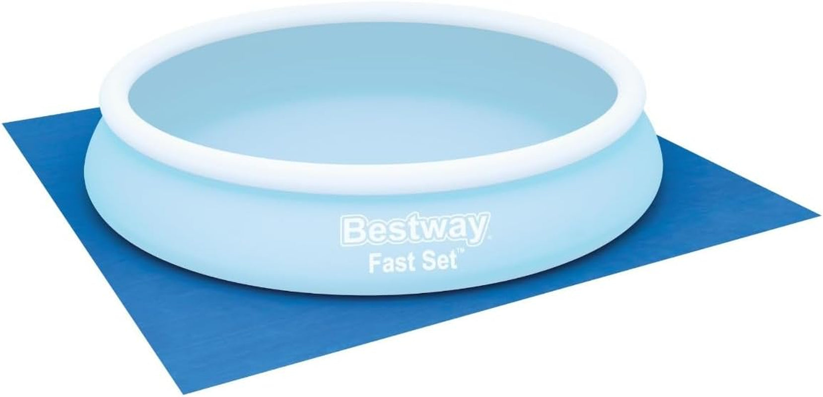 Tapis de sol Bestway PE 396 x 396 cm, bleu, carré
