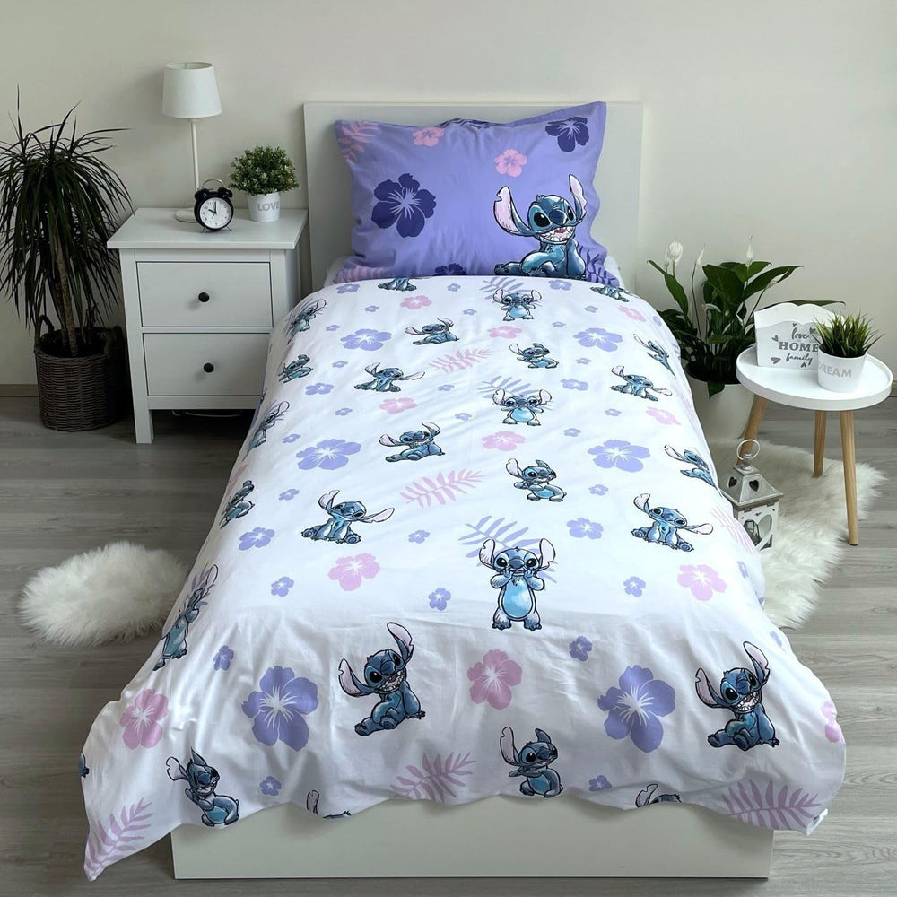 Linge de lit enfant 2 pièces Lilo et Stitch, 100% coton Linge de lit - enfant Naty Shop