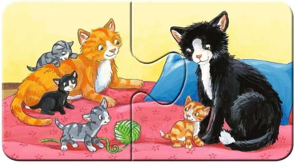 Ravensburger Puzzle pour enfants - 05072 Familles d'animaux de la ferme - Mon premier puzzle 9X2 - Puzzle pour les 2 ans Puzzle Naty Shop