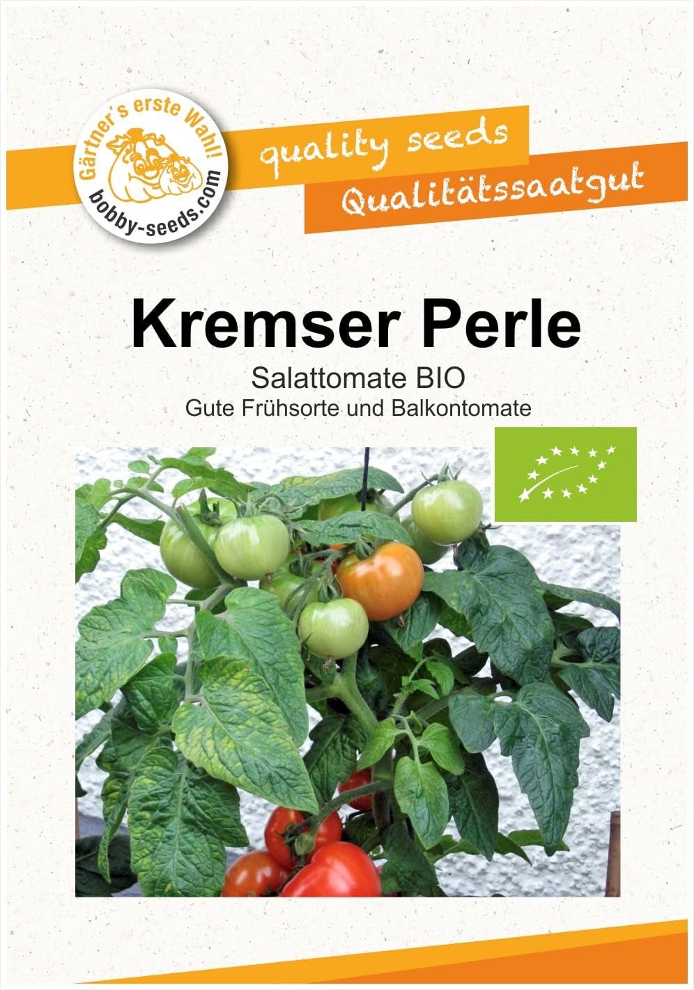 Bio-Tomatensamen Kremser Perle Portion