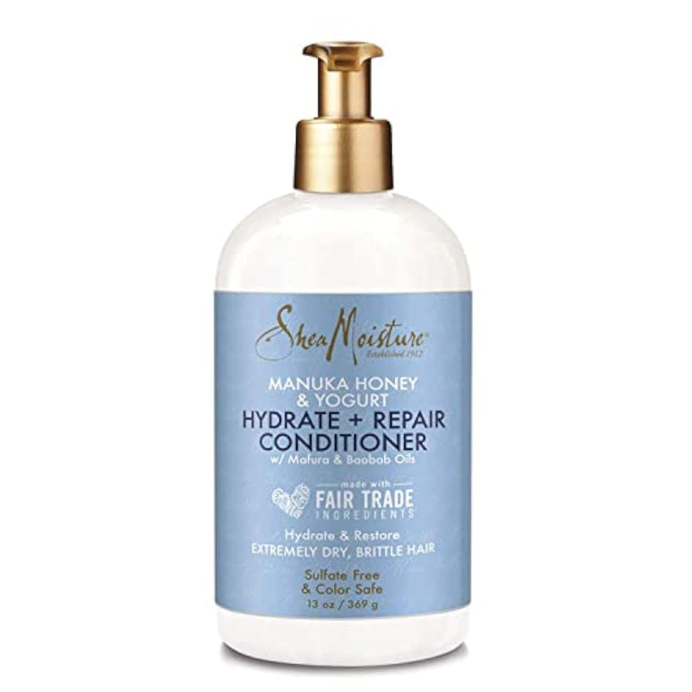 Sheamoisture Hydrate & Repair, Après-shampooing cheveux extrêmement secs et cassants, Miel de Manuka et yaourt Sheamoisture Hair Care 369 grammes