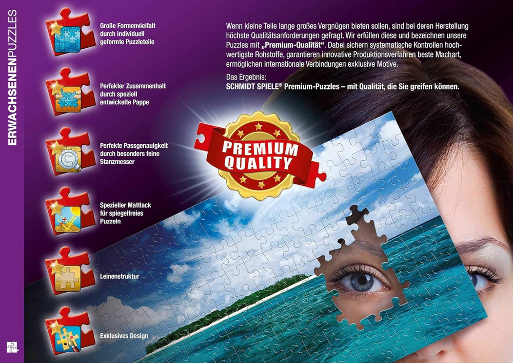 Schmidt Spiele Maison de campagne romantique, puzzle 500 pièces Puzzle Naty Shop